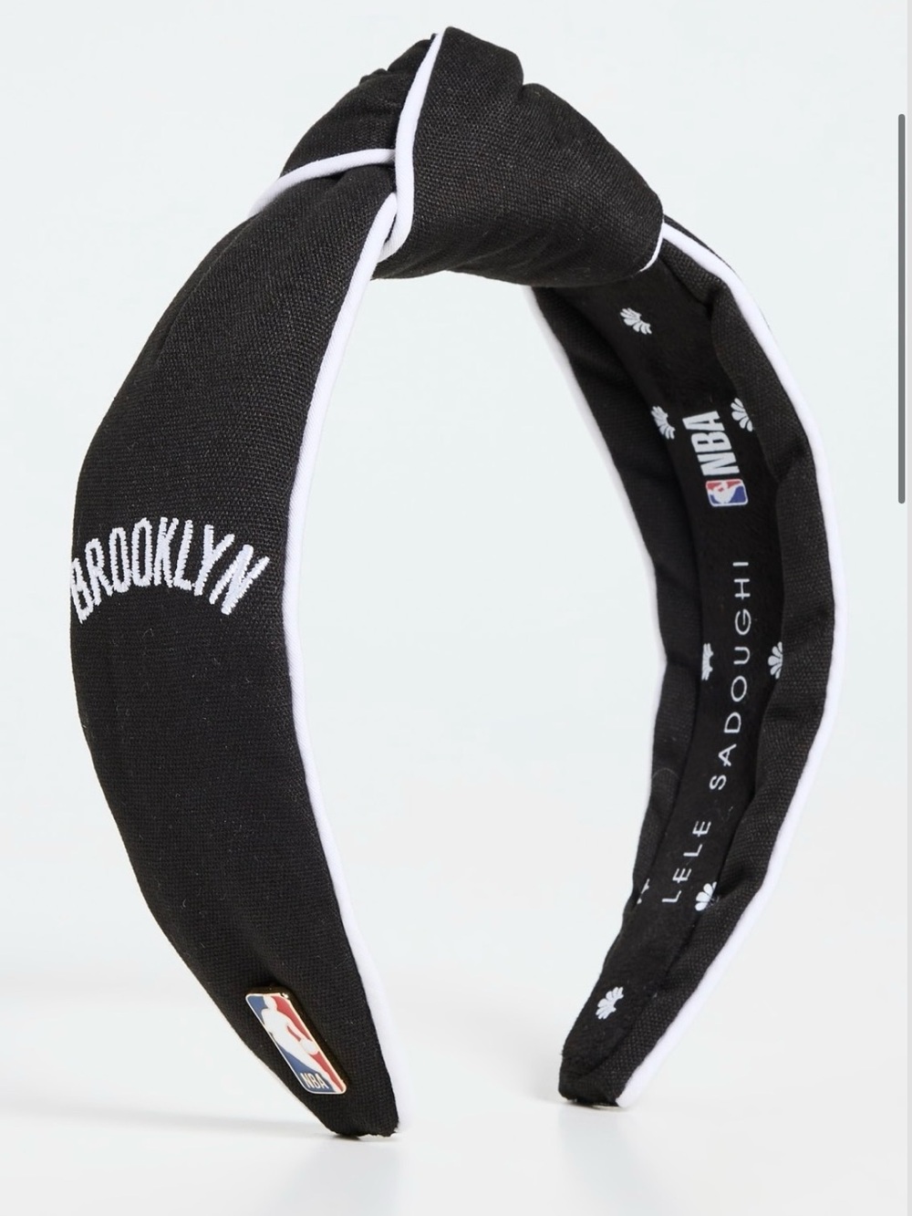 Lele x Brooklyn Nets Embroidered Headband